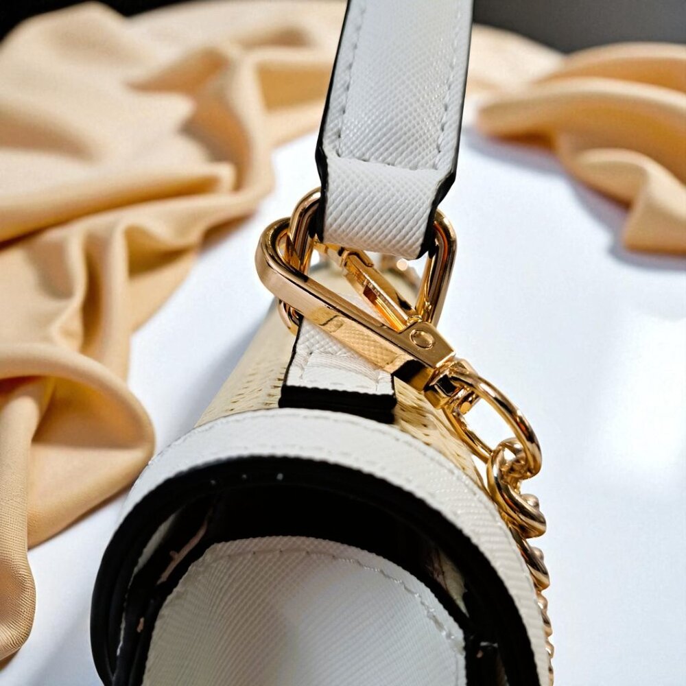 Aldo Pink/White/Beige Floral Canvas Mini Crossbody NWT - Picture 6 of 11